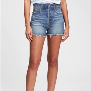 Gap High Rise Cheeky Denim Shorts